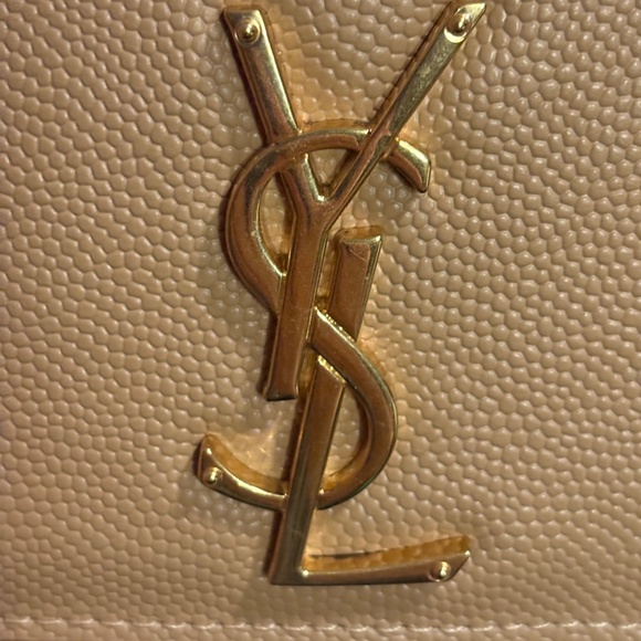 Saint Laurent Grain De Poudre Monogram Kate Satchel Nude Powder (2017) - Picture 11 of 17